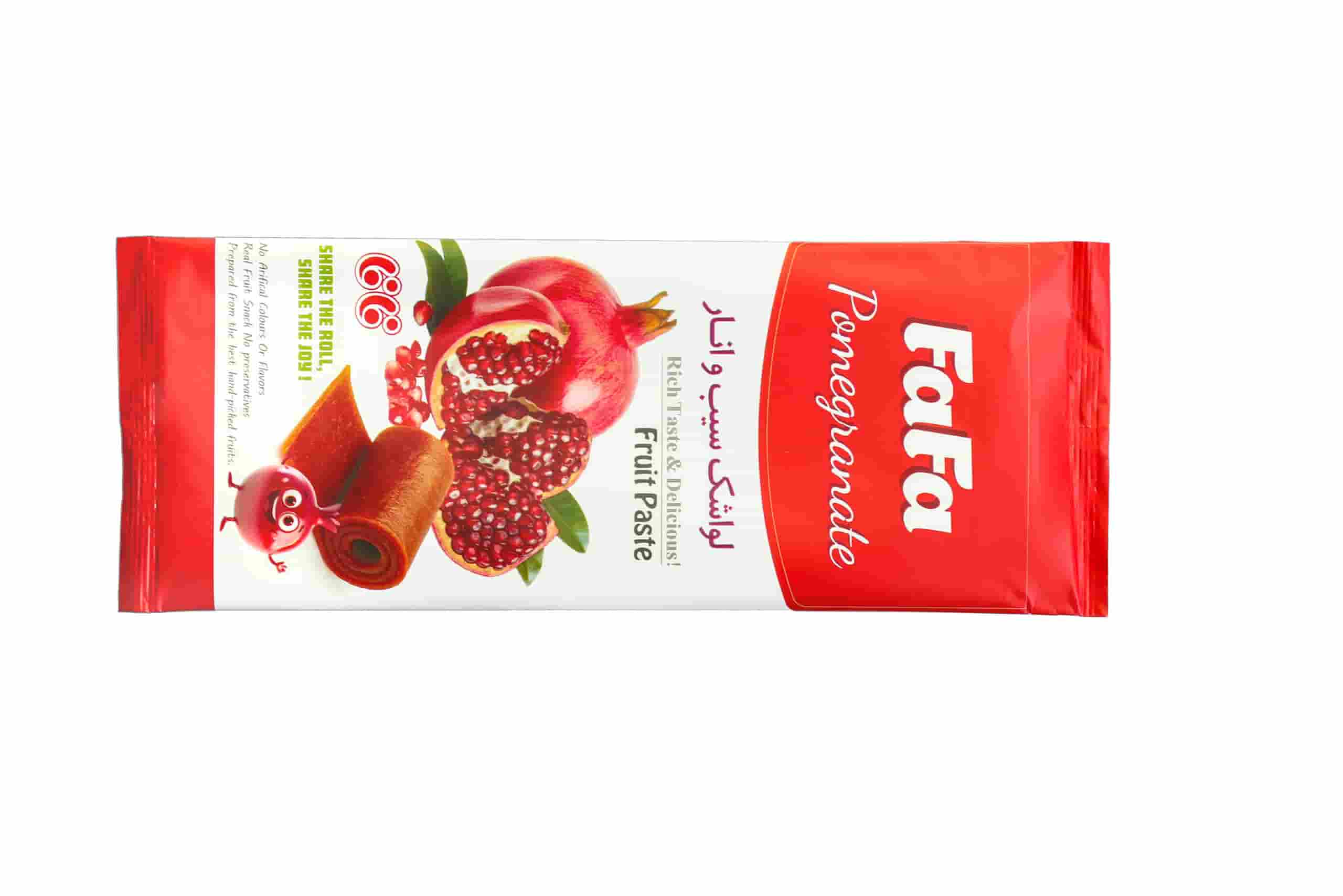 تصویر 1 از لواشک انارو سیب کشیده با بافتی لطیف و شفاف با  ترکیبی متعادل و دلنشین