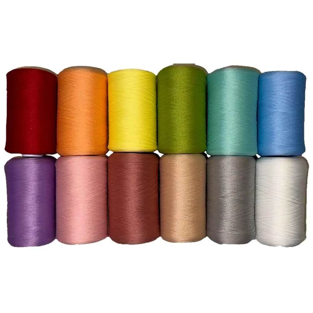 تصویر 1 از نخ پلی استر سر دوز مقاوم برای استفاده در ماشین‌ های صنعتی