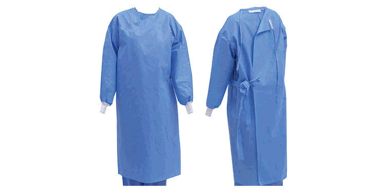 تصویر 3 از گان جراح غیر استریل پوشش استاندارد و دوخت مناسب