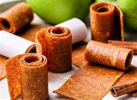 تصویر 4 از لواشک سیب ملس ترکیب طبیعی طعم میوه ها مناسب برای استفاده روزانه