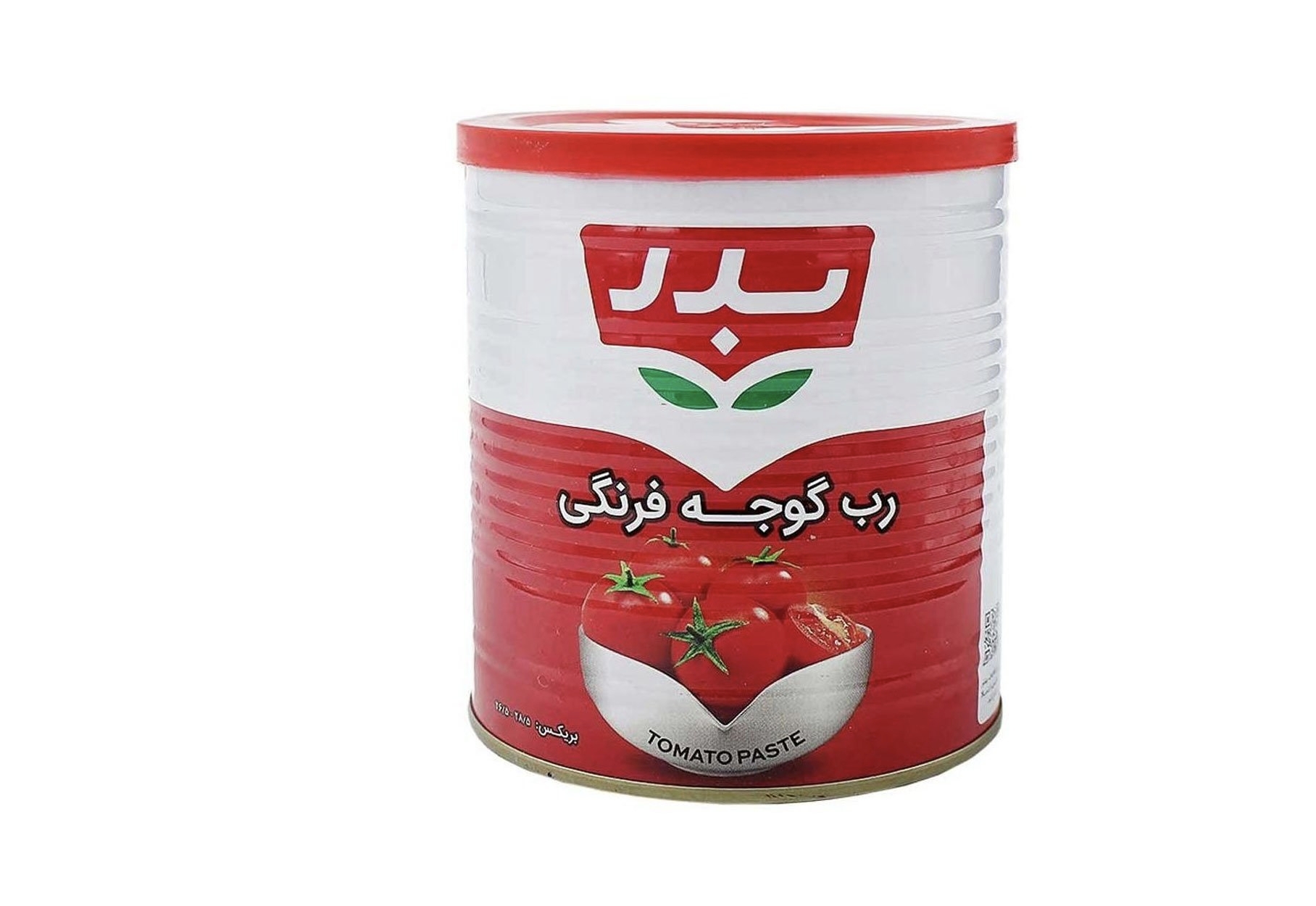 رب گوجه‌ فرنگی بدر تغلیظ شده بدون نشاسته و پودر ذرت