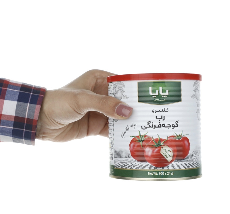 رب گوجه‌ فرنگی پایا 800 گرمی پخت به روش سنتی با حفظ خواص