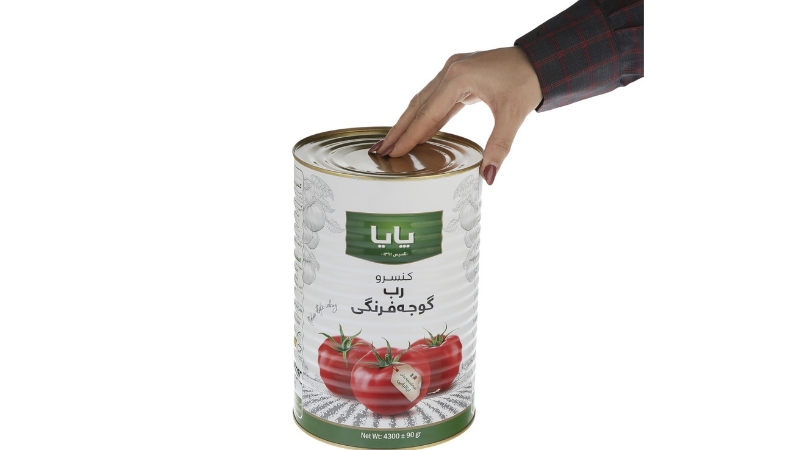 رب گوجه‌ فرنگی پایا با درجه اسیدیته کنترل شده مطابق استاندارد