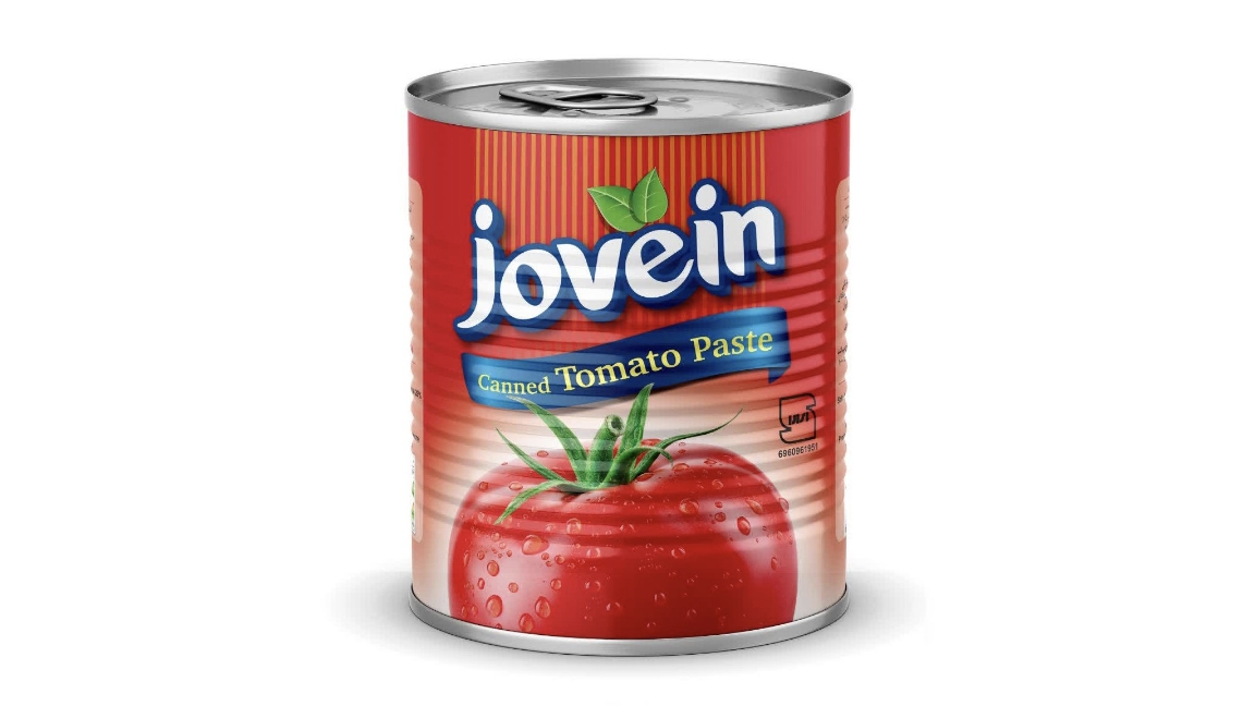 رب گوجه‌ فرنگی جوین تولید شده از گوجه های مرغوب و رسیده