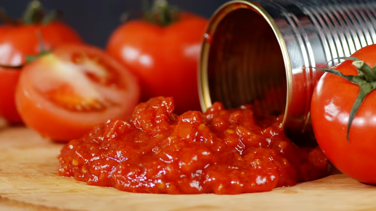 تصویر 4 از رب گوجه‌ فرنگی خوشبخت با طعم و رنگ طبیعی مناسب پخت ماکارانی