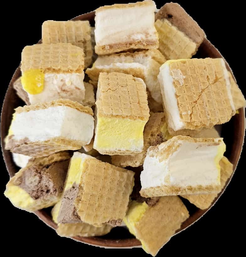 تصویر 3 از بستنی خشک با طعم بستنی نونی سبک و کرم دار مناسب میان وعده‌ های سالم