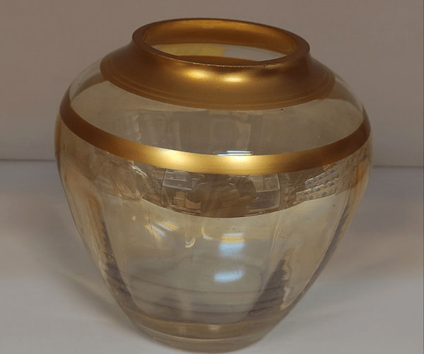 تصویر 2 از گلدان بلور لب طلایی ارزان و با کیفیت در بازار ایران