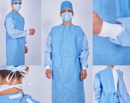 تصویر 1 از گان بیمارستانی مقاوم برای استفاده پرسنل درمانی