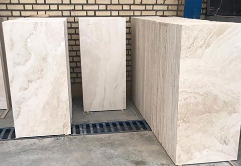 تصویر 2 از سنگ مرمریت طبس قابل استفاده در دیوار های خارجی