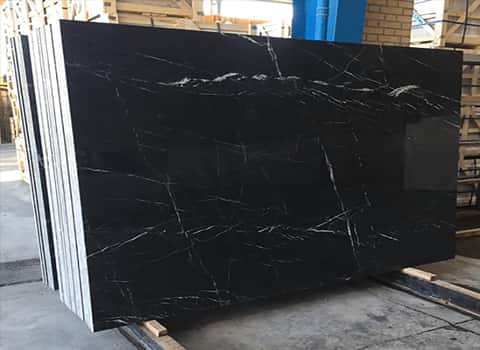 تصویر 3 از سنگ مرمریت مشکی نجف آباد قابل استفاده در دیوار های تزئینی