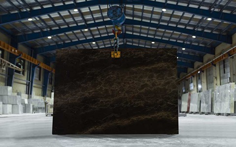 تصویر 4 از سنگ مرمریت دهبید مشکی مناسب کف‌ پوش‌ های مقاوم