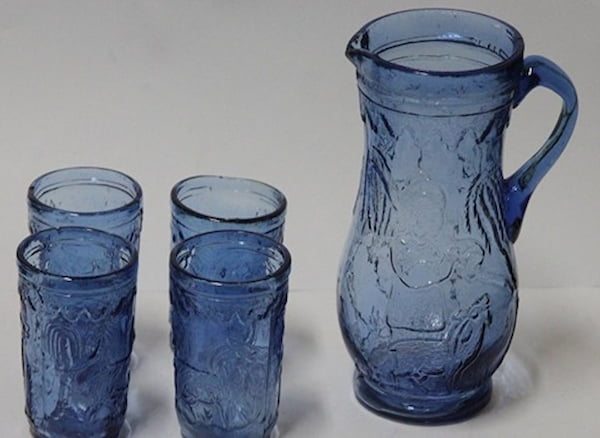 تصویر 2 از پارچ و لیوان بلور قدیمی مناسب جهیزیه و وسایل آشپزخانه