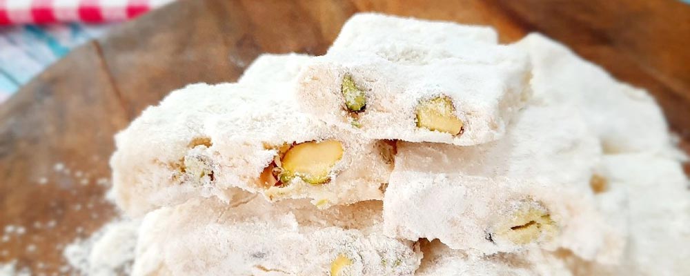 تصویر 2 از گز آردی زعفرانی تازه با طعم اصیل و عطر دلنشین