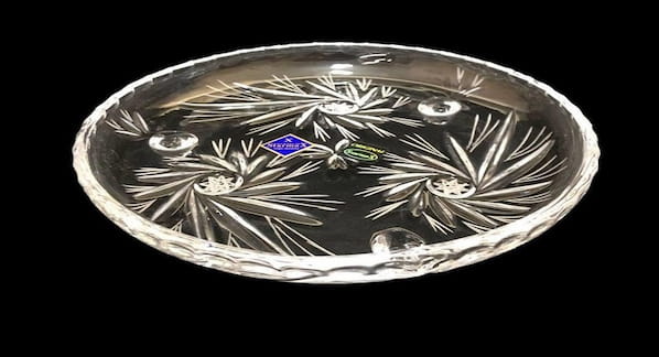 پیش دستی بلور خورشیدی جذاب مناسب تزیین میز کافی شاپ