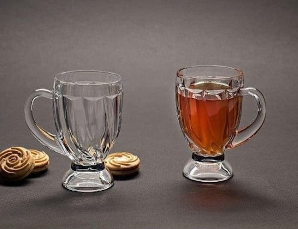 تصویر 1 از فنجان چای بلوری لوکس و مقاوم مناسب مراسم و جشن های خانوادگی