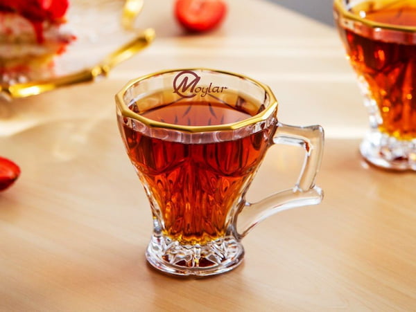 تصویر 3 از فنجان چای بلوری لوکس و مقاوم مناسب مراسم و جشن های خانوادگی