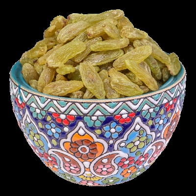 تصویر 2 از کشمش سبز قلمی خلیل آباد با شیرینی طبیعی و ملایم