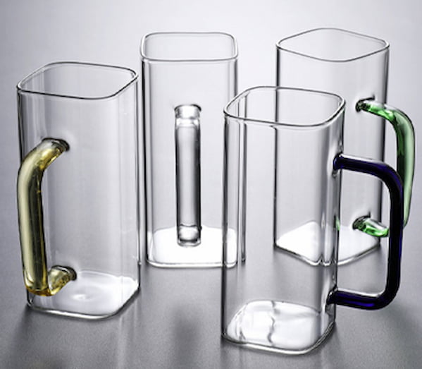 تصویر 4 از لیوان بلور مربعی مناسب سرو چای و نوشیدنی های گرم