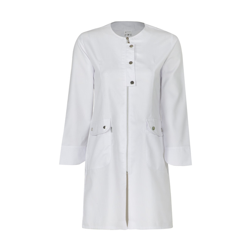 تصویر 4 از لباس پرستاری زنانه سفید دوخت منظم و مقاوم