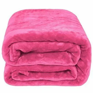 پتو صورتی ساده لطافت ابریشمی مناسب دکوراسیون مینیمال