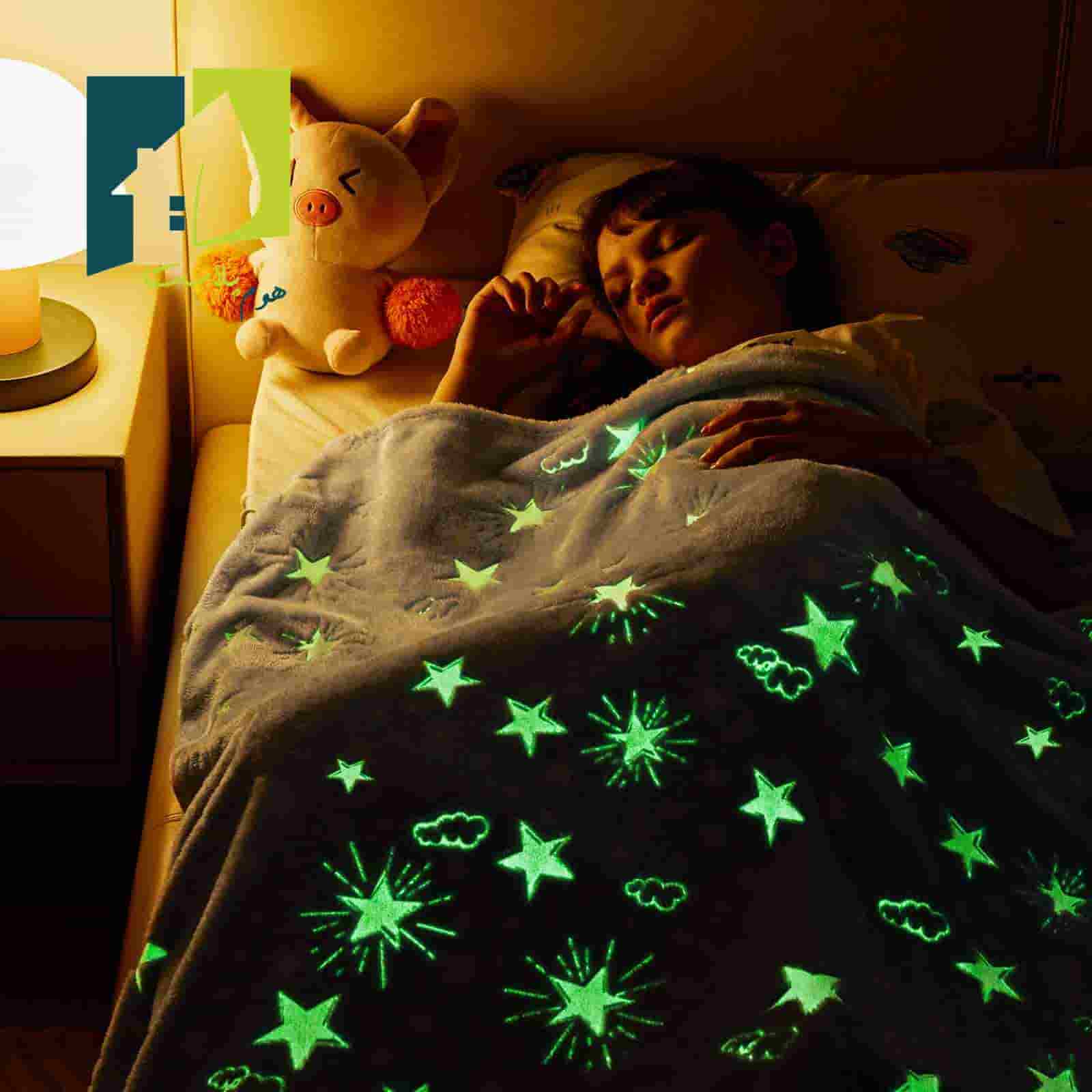 تصویر 1 از پتو های شب نما با جلوه درخشان فانتزی کودکانه