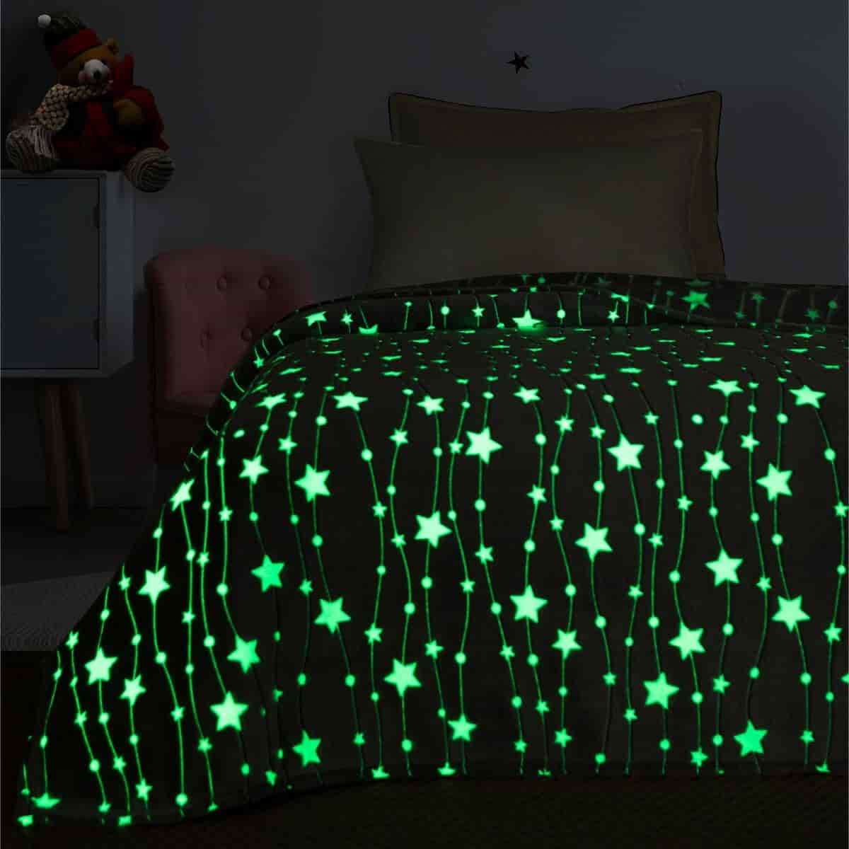 تصویر 4 از پتو های شب نما با جلوه درخشان فانتزی کودکانه