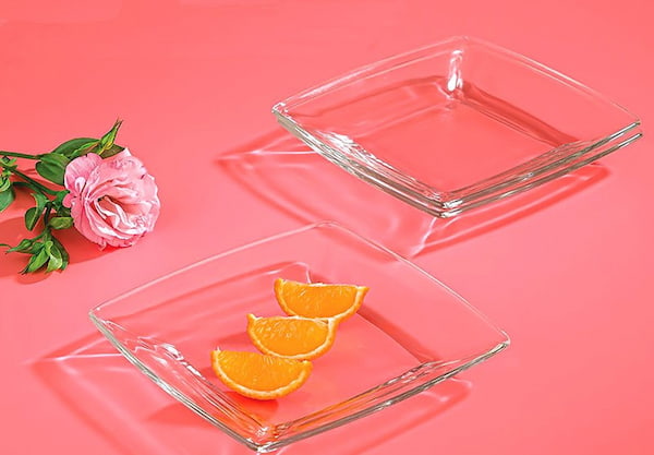 پیش دستی بلور مربعی با کیفیت بالا و طراحی مدرن