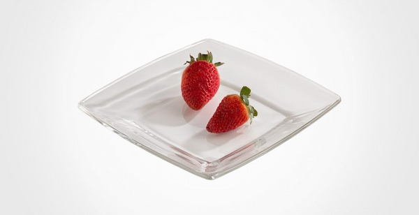 تصویر 3 از پیش دستی بلور مربعی با کیفیت بالا و طراحی مدرن