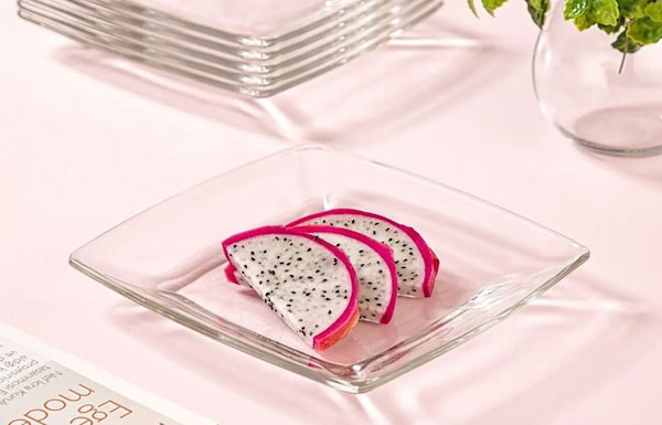 تصویر 4 از پیش دستی بلور مربعی با کیفیت بالا و طراحی مدرن