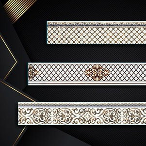 تصویر 2 از کاشی قرنیز دار هماهنگی کف‌ پوش دیواری