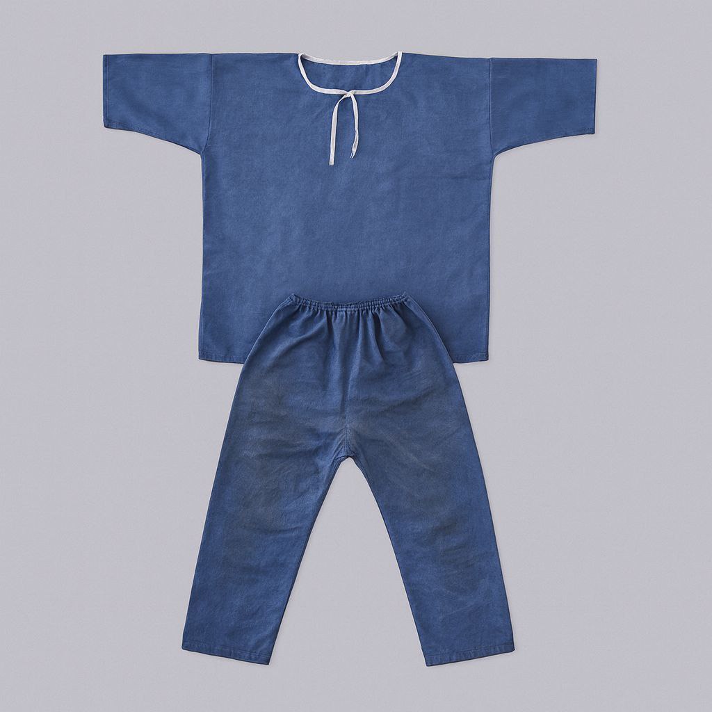 ست ام آر آی MRI + بلوز کلاه شلوار یکبار مصرف بیمارستانی