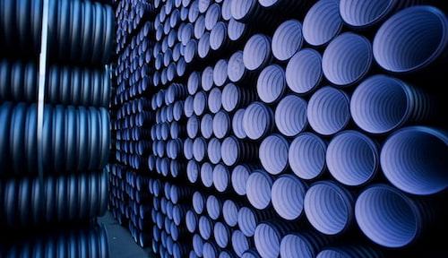 تصویر 1 از لوله پلی‌ اتیلن فاضلابی کاروگیت فشار متوسط و بالا برای انتقال آب