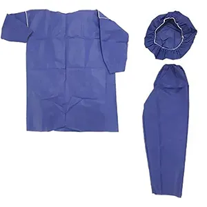 تصویر 2 از ست ام آر آی MRI + بلوز کلاه شلوار یکبار مصرف بیمارستانی