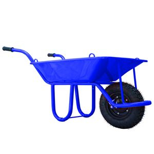 تصویر 4 از فرغون بنایی تک چرخ مخصوص مسیرهای کوتاه با بدنه مقاوم و چرخ استاندارد