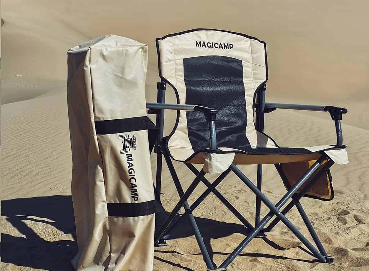 صندلی مسافرتی محکم با پایه های تقویت شده