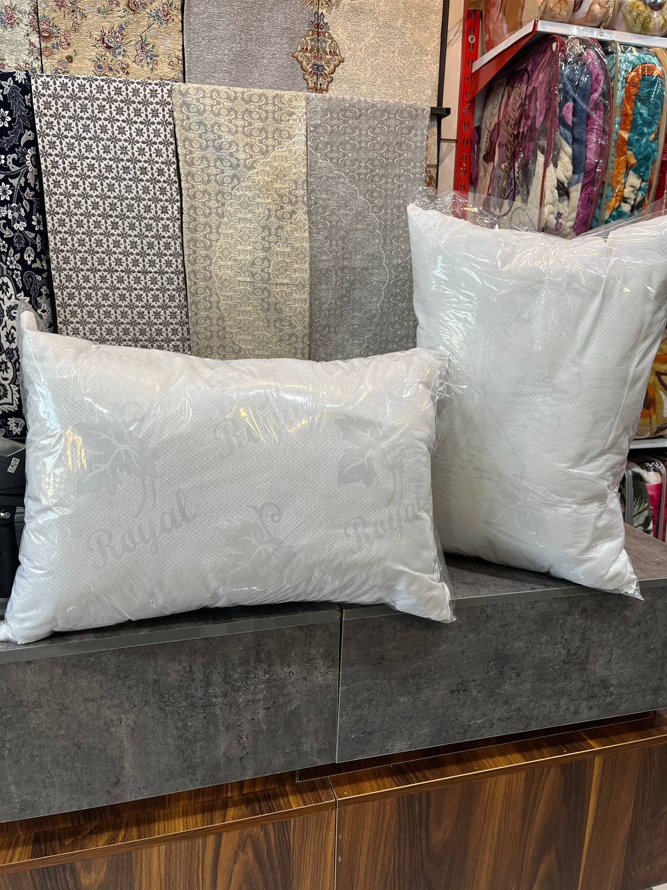 پخش عمده و عرضه با کیفیت بالشت الیاف ترمو سفید رویال