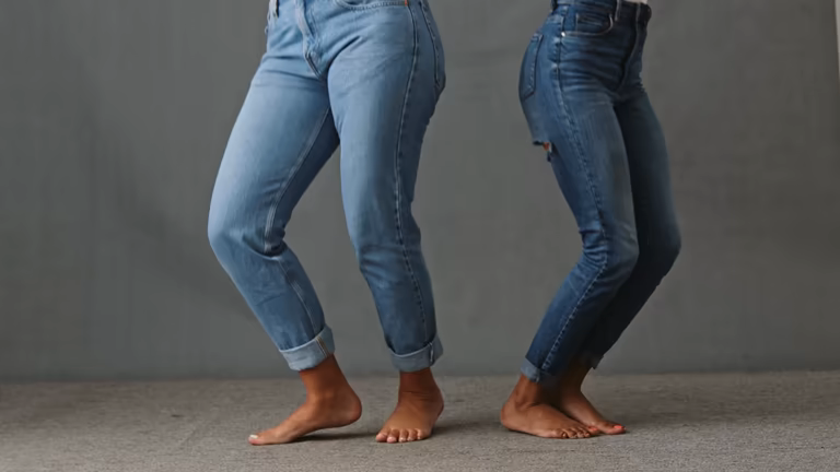 تصویر 2 از شلوار جین مردانه با دوخت دوبل و جیب های تقویت شده