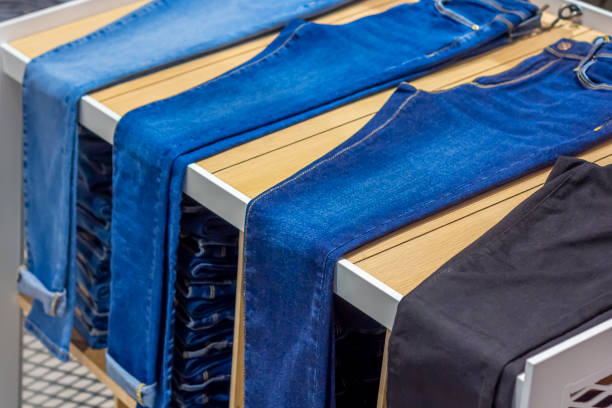 تصویر 2 از شلوار جین استریت با پارچه کشسان و راحتی بالا