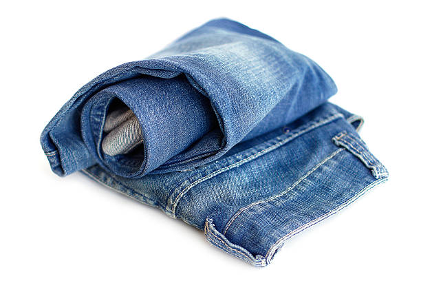 تصویر 5 از شلوار جین آبی مردانه با پارچه پنبه‌ خالص بدون الیاف مصنوعی