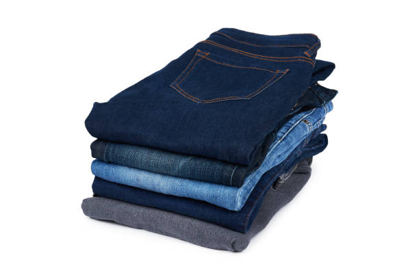 تصویر 3 از شلوار جین آبی مردانه با پارچه پنبه‌ خالص بدون الیاف مصنوعی