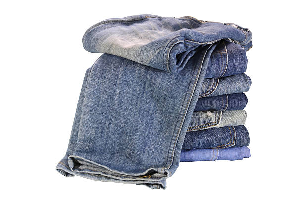 تصویر 2 از شلوار جین ابر و بادی با برش بوت کات و فلر با پاچه گشاد