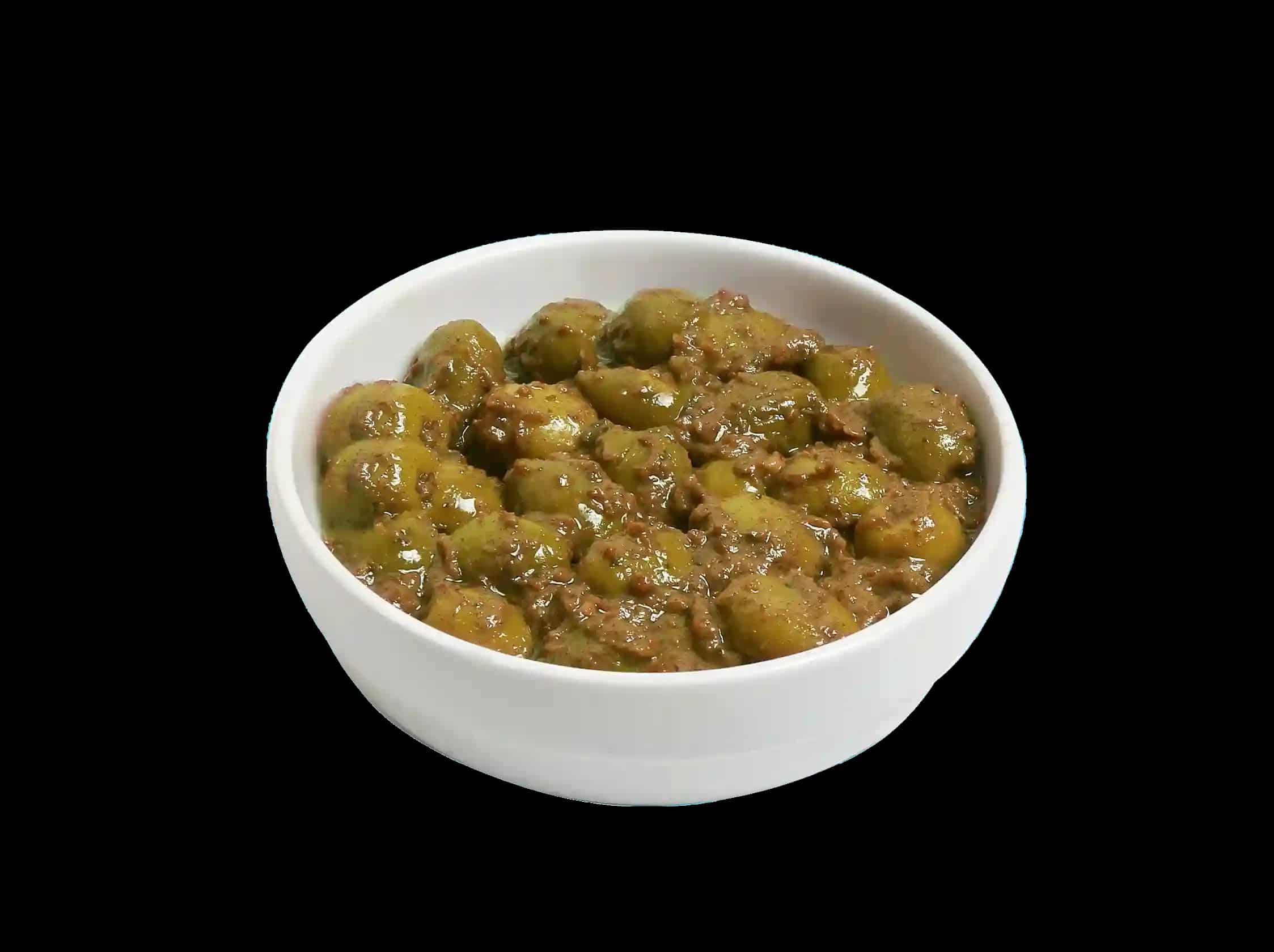 تصویر 4 از زیتون پرورده انار در بسته بندی شیشه‌ ای لوکس