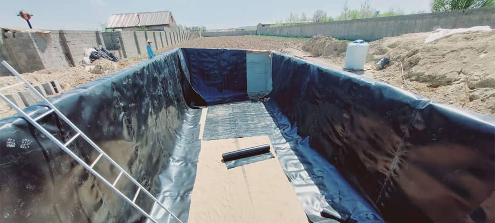 تصویر 1 از ورق ژئوممبران استخر مناسب عایق بندی سازه های آبی