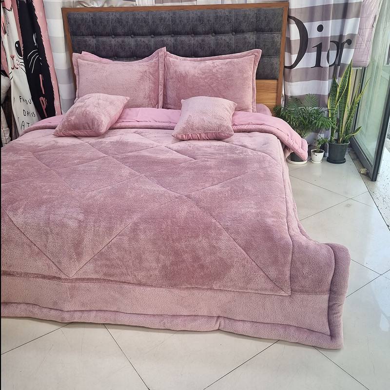 پخش عمده و عرضه با کیفیت سرویس روتختی مخمل هازان تکرنگ