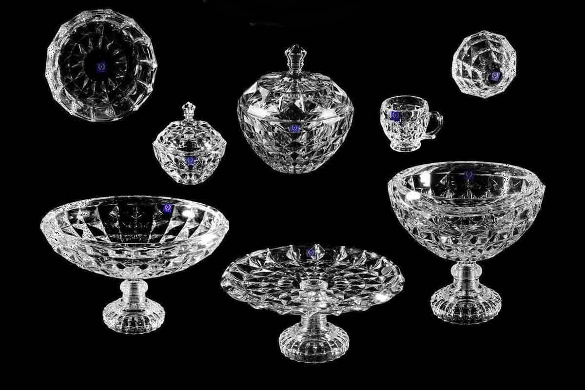 ظروف کریستال اهواز طرح مقاوم با شفافیت ویژه