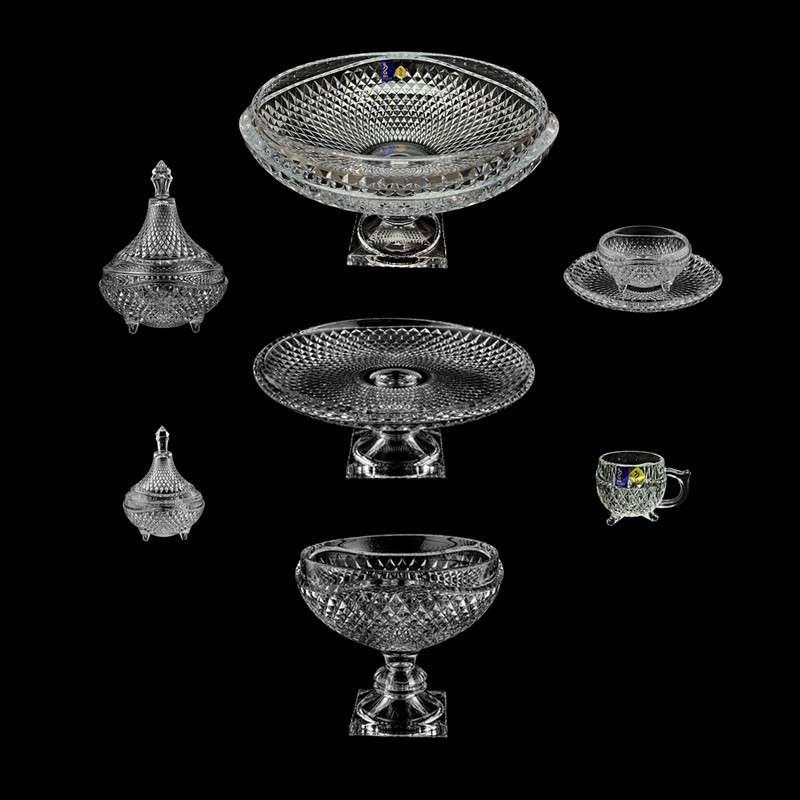 تصویر 1 از ظروف کریستال اهواز طرح مقاوم با شفافیت ویژه