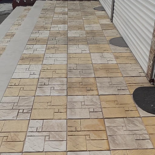 تصویر 1 از موزاییک پلیمری طرح پارسه مخصوص پوشش محوطه‌ های ویلایی