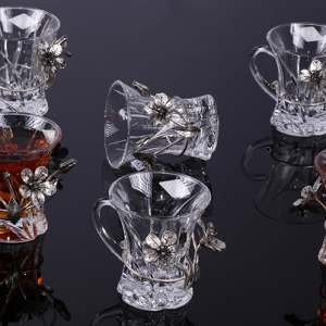 تصویر 1 از ظروف کریستال تزیینی طرح هنری با جلوه درخشان