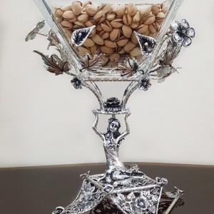 تصویر 4 از ظروف کریستال تزیینی طرح هنری با جلوه درخشان