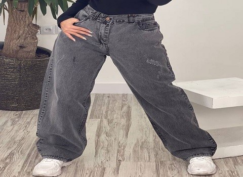 تصویر 1 از شلوار جین بوت کات با دوخت تقویت شده در کشاله ران و زانو برای دوام بالا